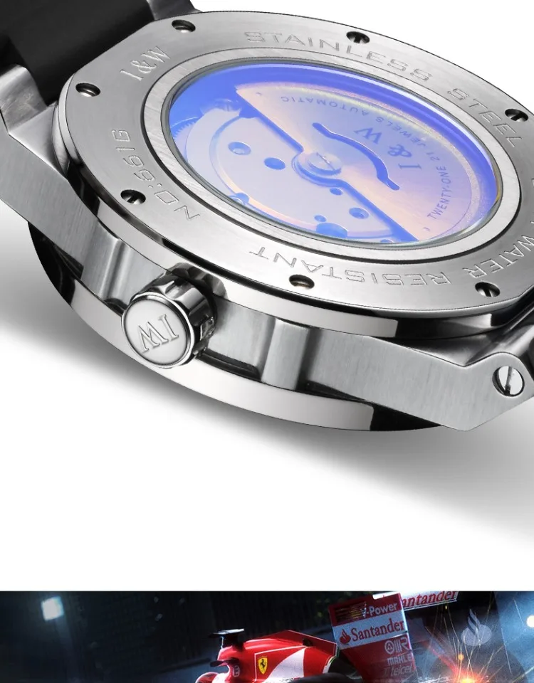 CARNIVAL Orologi da polso meccanici in zaffiro di alta qualità con movimento MIYOTA Orologi automatici per uomo in acciaio inossidabile Montres Hommes_voghion.com