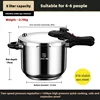 316 Stainless Steel Small Explosion-proof Pressure Cooker, Gas Stove Induction Cooker Dual-use 2