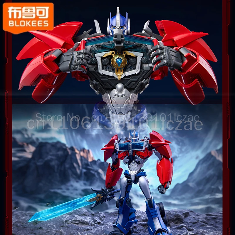 NEW Blokees Transformers Optimus Prime Legend Edition Transformers:Prime Assembly Model Action Figure For Adult Collectors - AliExpress 26