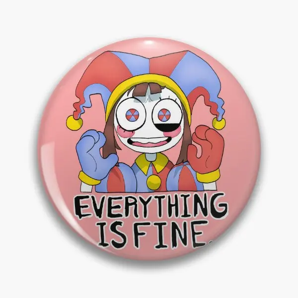 

The Amazing Digital Circus Pomni Everyth Soft Button Pin Lover Cartoon Cute Clothes Lapel Pin Gift Collar Women Jewelry Decor