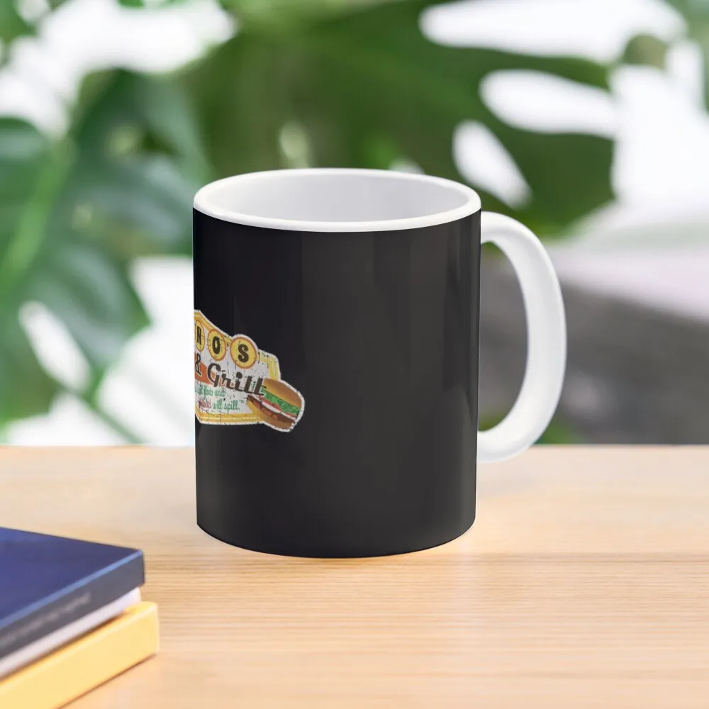 

Thin Lizzy T-ShirtDino's Bar and Grill from The Boys are Back in Town Coffee Mug Personalized Gifts Cups For Cafe Cups Sets Mug