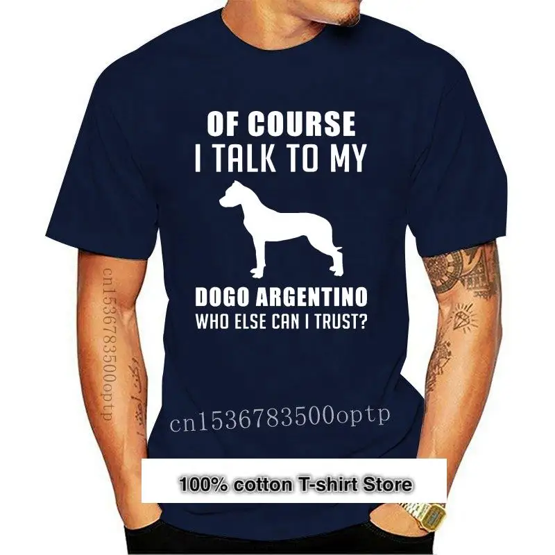 Camiseta Dogo Argentina Para Hombre, Camisa De Disesenador, Holgada, Autetntica, Normale, Primavera, Nueva