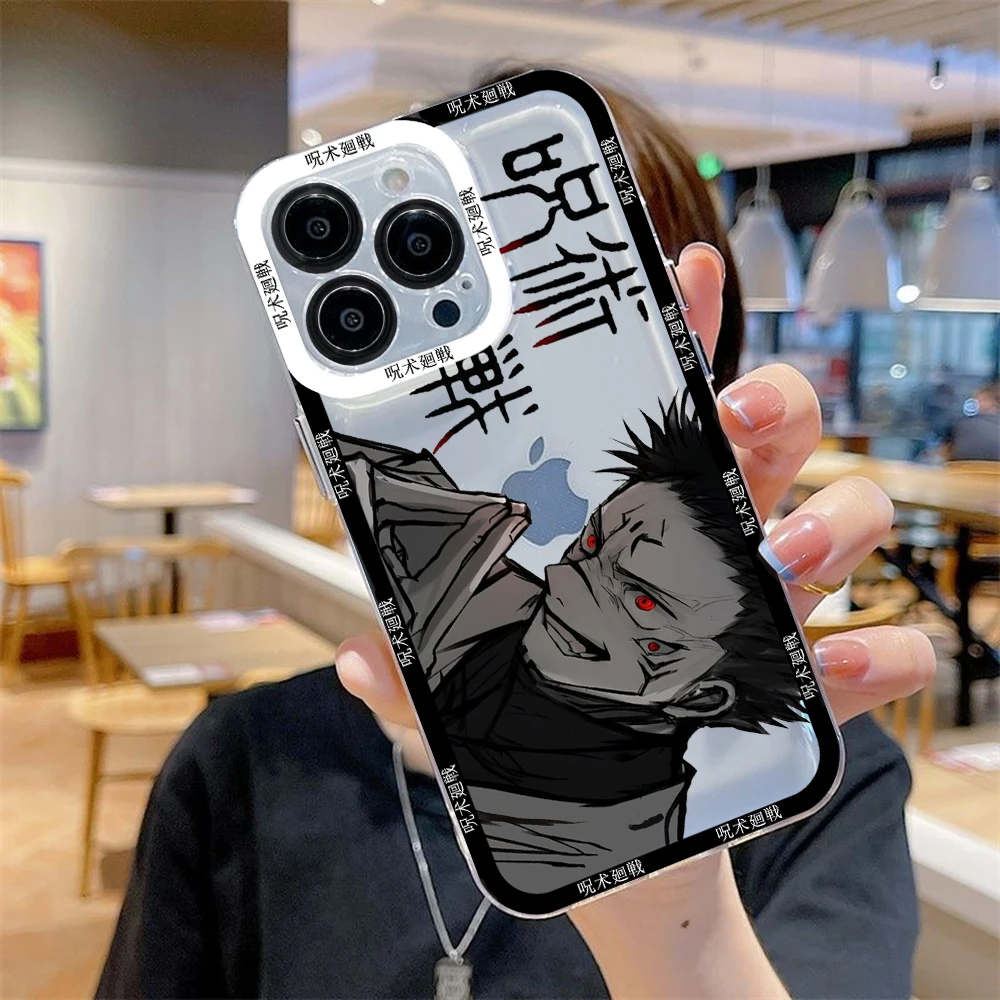 Anime Jujutsu Kaisen Clear Soft TPU Phone Case