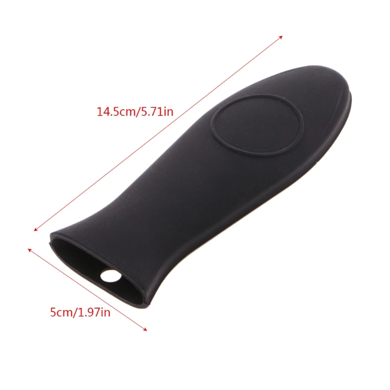 Silicone Hot Handle Holder Lodge Pot Sleeve Ashh Cover Grip Kitchen Pan Hold