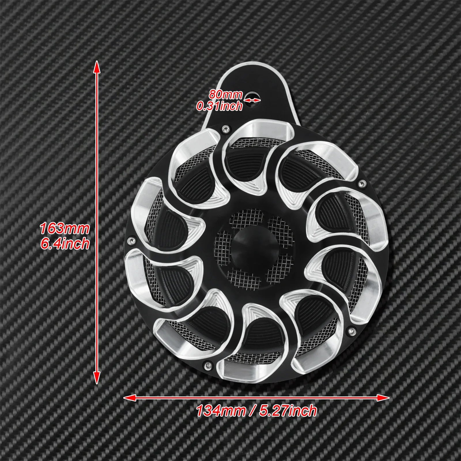 Motorcycle Black&Chrome CNC Horn Cover Horns Assembly Loudspeaker Aluminum For Harley Touring Big Twin Cam 91-Up Sportster XL