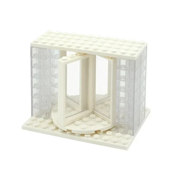 MOC City Friends House with DIY Building Accessories and Garden Features