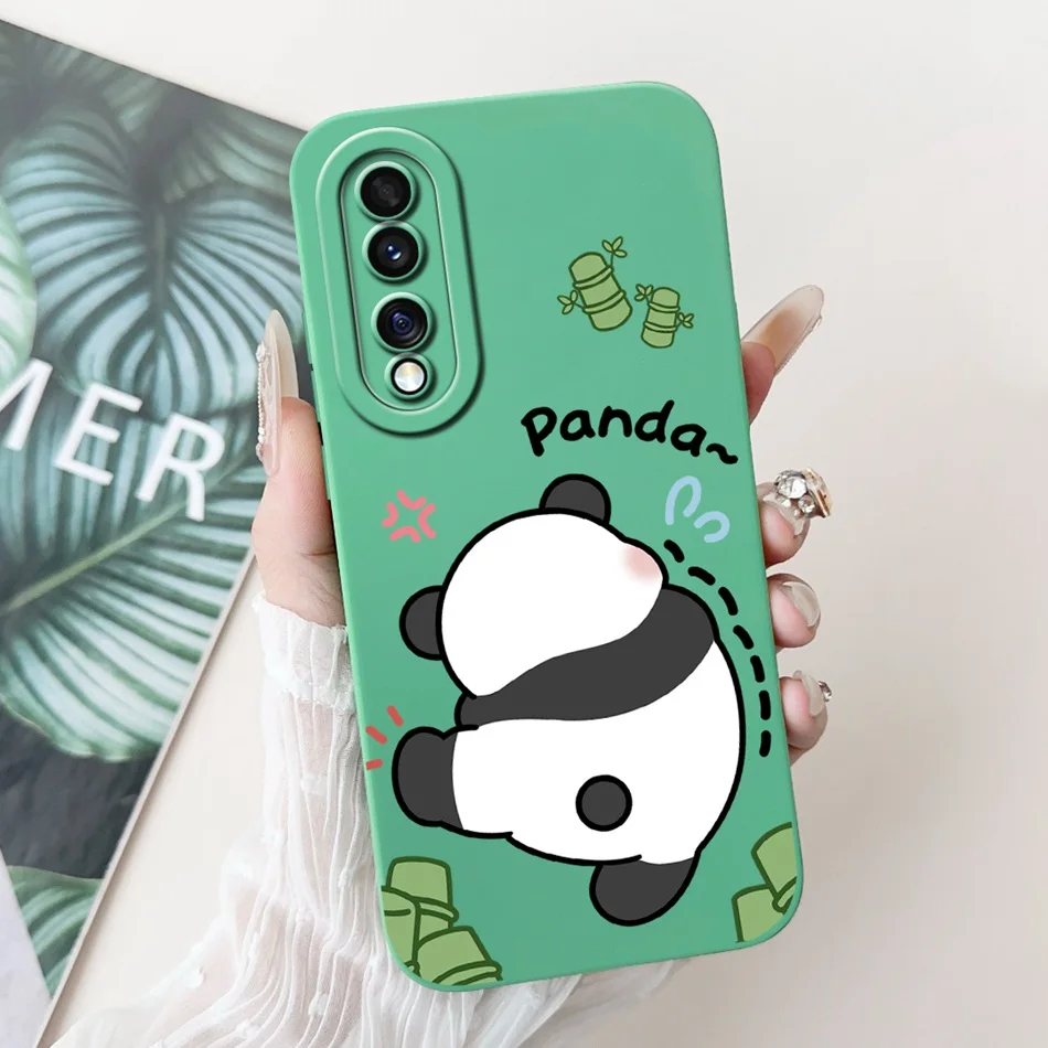Cute Panda & Rabbit Cartoon Soft Silicone Shockproof Case - Fits Select Honor Models