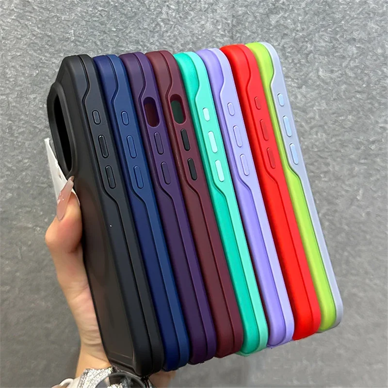 Magnetic Neon Color Matte Translucent Armor Shockproof Case for IPhone 16 13 12 14 15 Pro Max for Magsafe Wireless Charge Cover view 5