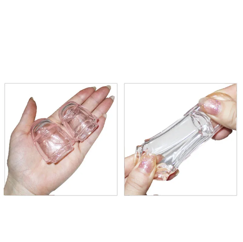 Male Sex Toys 2pcs Reusable Penis Sleeve Cock Ring Cover