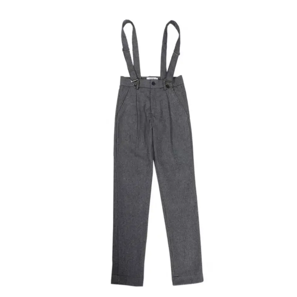 

Мужские твидовые брюки в стиле ретро, темно-синие повседневные деловые брюки большого размера, одежда для офиса, брюки для осени и зимы, 2022