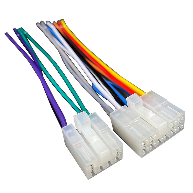 2Pcs Car Radio Stereo CD Player Wiring Harness Cable Installation Kit Toyota Car Accessories Supplies Products