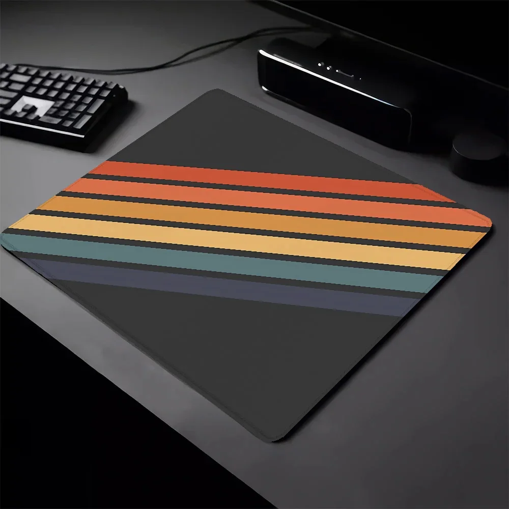 Retro 70s Style Magic Mouse Pad - Small Rubber Mat Table Coaster