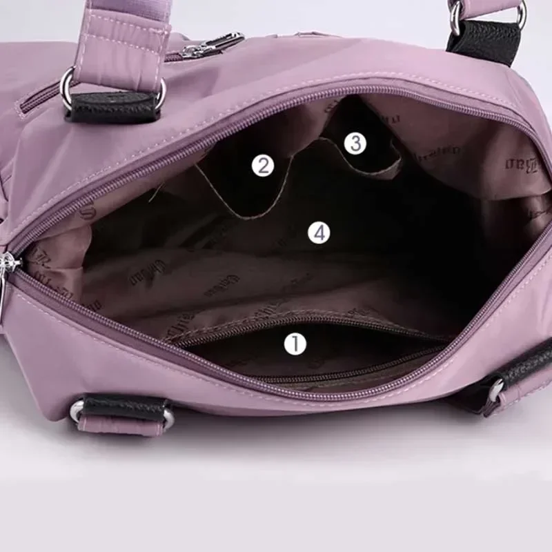 Tote Bag Handbag Shoulder Bag for Women Nylon Waterproof Large Capacity Shopping CrossBody Bag Ladies Messenger Bags Handbags - 4