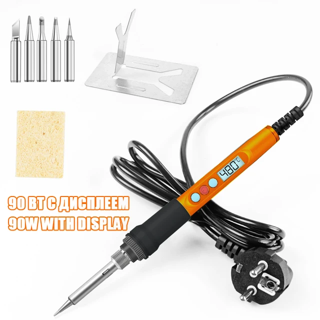 90 واط سبيكة لحام المحمولة تعديل درجة الحرارة الرق...