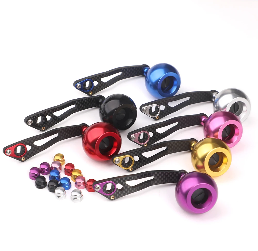 Description Picture 2 of itemROLLFISH Fishing Reel Handle Rocker Arm Carbon Fiber Light Weight 28g Ergonomic Design Multicolor Fishing Tools Accessories