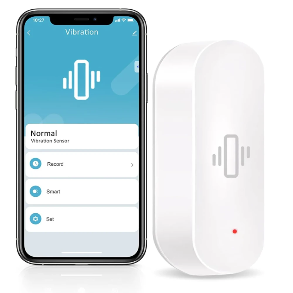 CPVAN WIFI vibration Sensor Detector Wireless Smart sensor motion Alarm Detecto