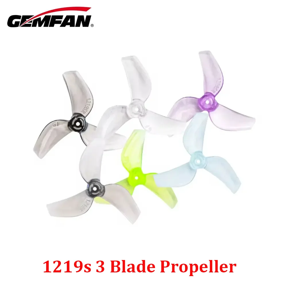 4 Paar Gemfan 1219S 31mm 3-Blatt-PC-Propeller 1mm für Micro TinyWhoop FPV Racing Freestyle Tinywhoop Drohnen Mobula 6 65mm Rahmen