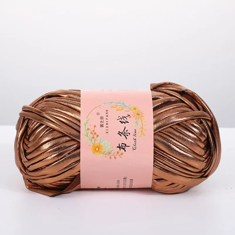 1pc Magic Cloth Thread DIY Champagne Imitation Leather Hand Woven Material Bag Doll 4