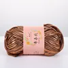 1pc Magic Cloth Thread DIY Champagne Imitation Leather Hand Woven Material Bag Doll 4