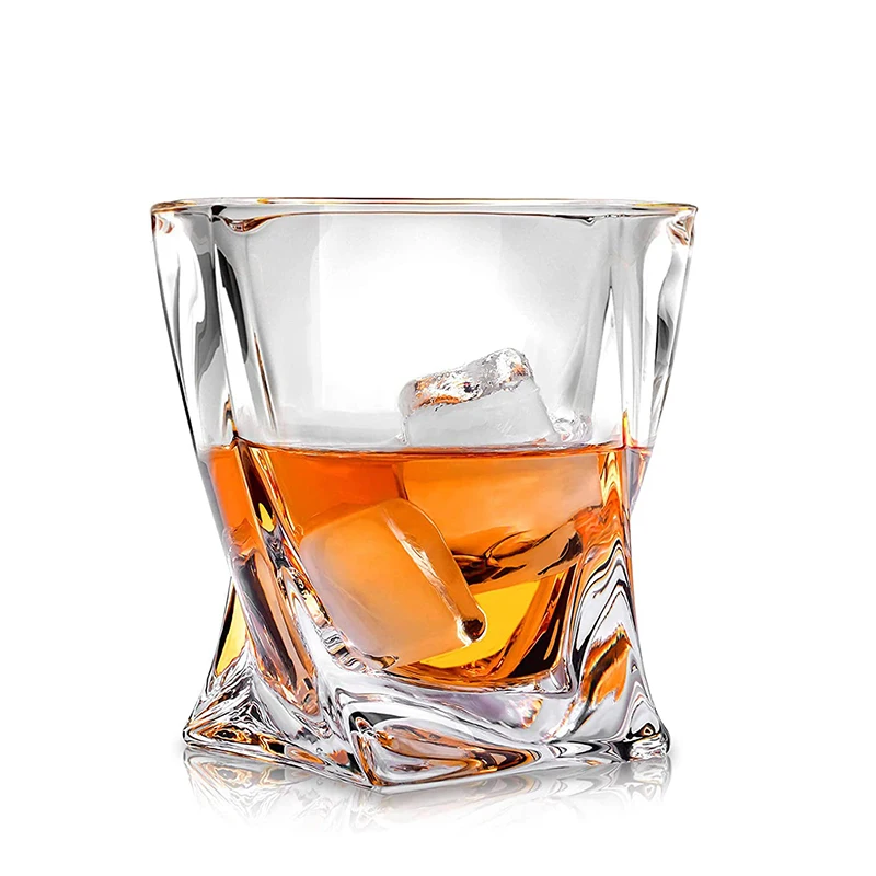 Crystal Whiskey Glass Transparent Beer Cup Spirits Glass for Home Party Bar Kitchen Restaurant Wedding Drinkware