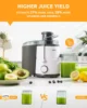 Juicer with 800W Motor, GDOR Juicer Machine with 3” Feed Chute, Dual Speeds Juice Maker for Fruits and Veggies, Anti-Drip 2