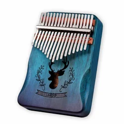Beginners Mini Wooden Kalimba Profesionales Portable  17 Keys Kalimba Musical Instruments for Children Walnut Funny Mate Gift
