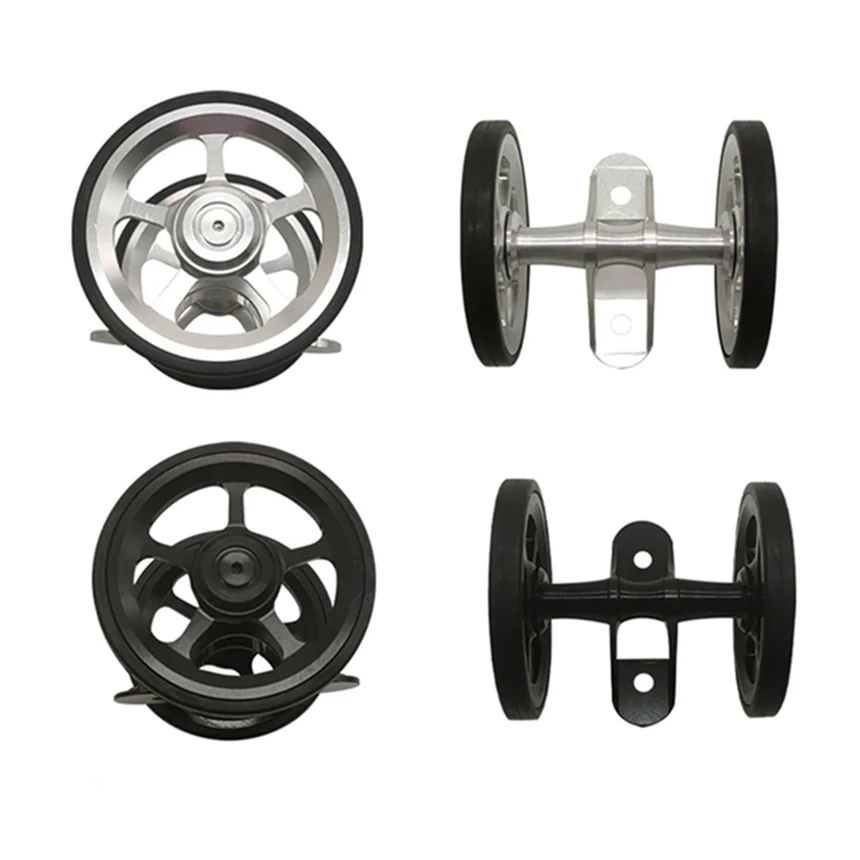 Bike Wheelset For Brompton Folding Bike Mudguard Easy Wheel Aluminum Alloy Bicycle Big Wheelset Mud Gear Double Wheels