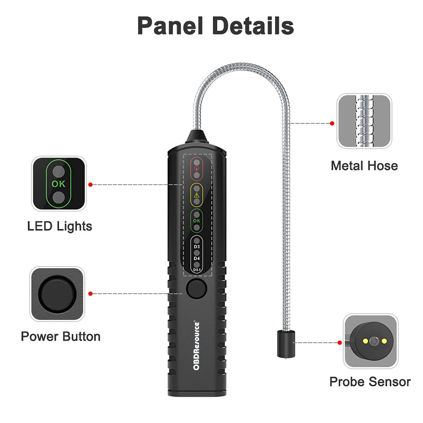 Car Brake Fluid Tester BF100 for DOT3 DOT4 DOT5.1 LED Indicators Accurate Brake Automotive Oil Quality Detector Accessories 6