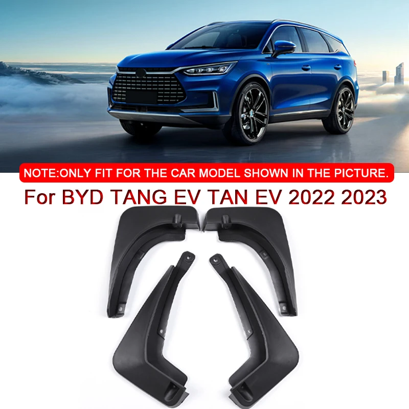 

For BYD TANG EV TAN EV 2022 2023 Car Styling ABS Car Mud Flaps Splash Guard Mudguards MudFlaps Front Rear Fender Auto Accessory