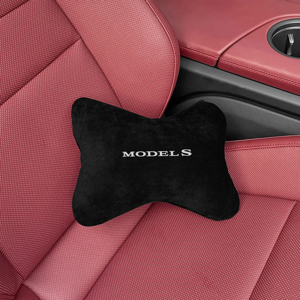 Car Seat Headrest Neck Pillow Headrest Head Neck Protector Cushion Support for Tesla Model 3 X S Y P100D SpaceX