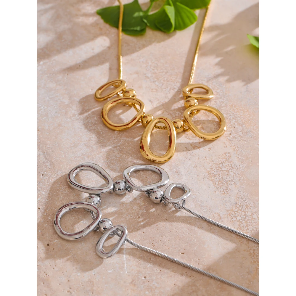 Yhpup Pendant Necklace 18K Golden Plated