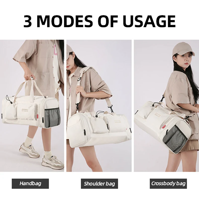 Yoga Gym Backpack Travel Bag for Women Men Fitness Training Beach Pool Dry Wet Shoes Pocket Outdoor Sports Swimming Daypack Bag 2