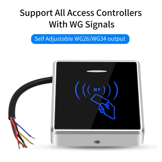 Anti Copy Encryption Anti Duplication Access Control Card Reader Kit Anti-copy RFID Card + USB Card Sensor + Wiegand Card Reader 3
