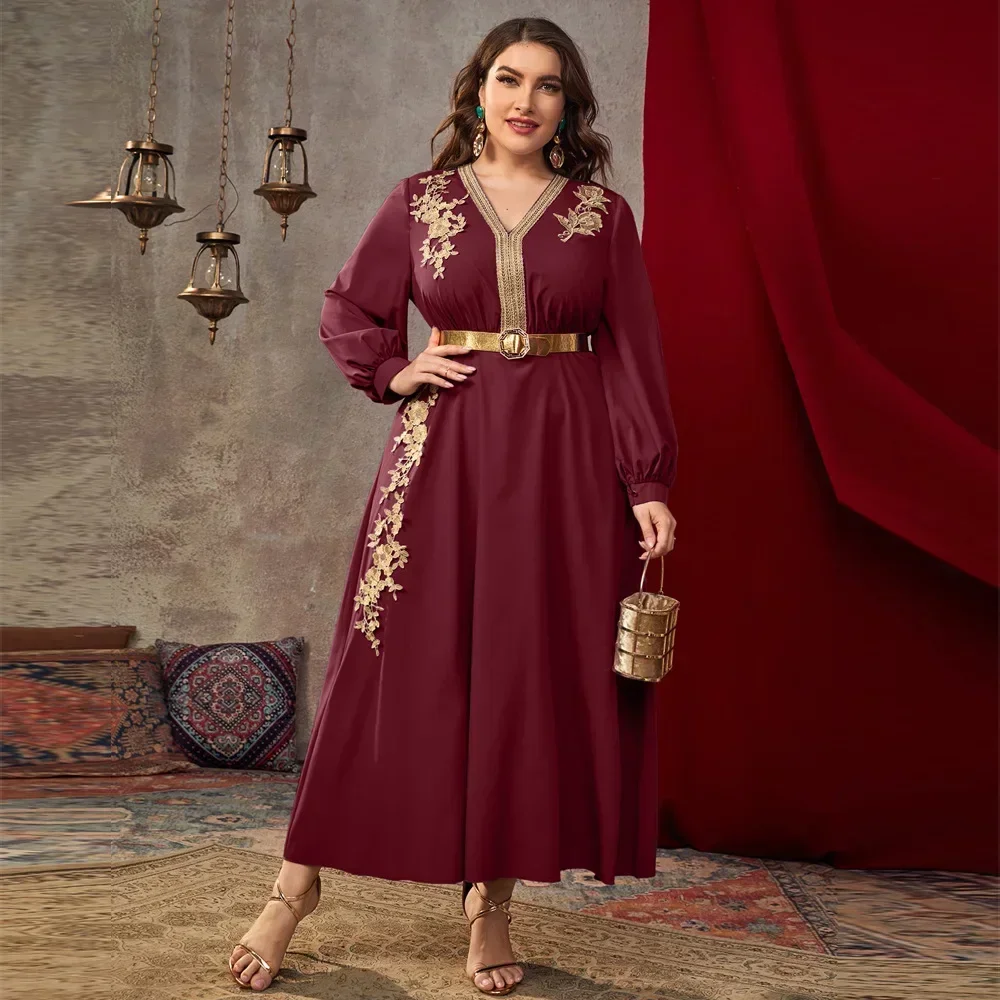 

Eid Muslim Abaya for Women Party Dresses Jalabiya Ramadan Morocco Dubai Kaftan Islam Vestidos Arab Long Robe ملابس اسلاميه