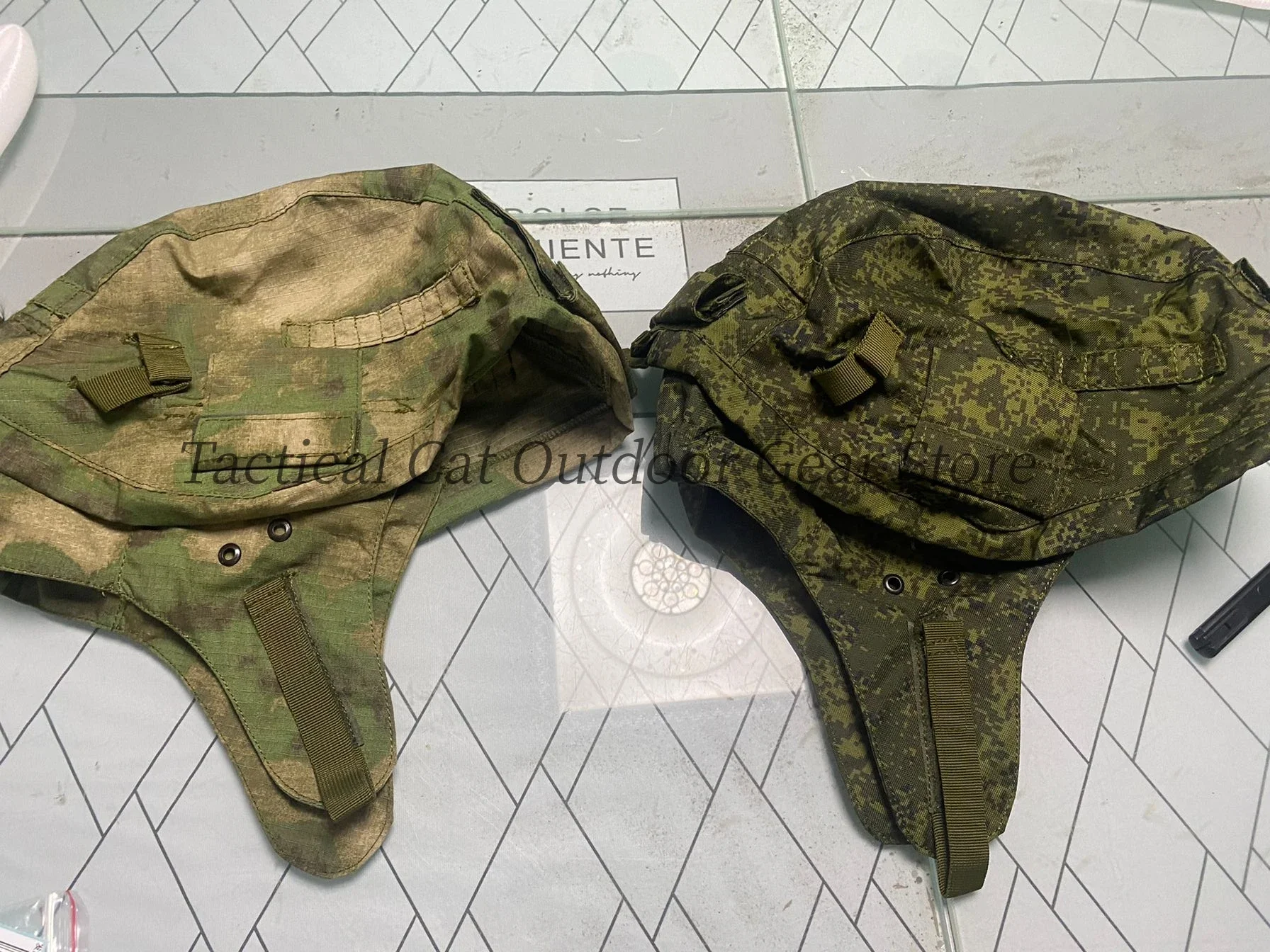 Copertura In Tessuto Mimetica Per Casco Tattico TOR - Colore Verde EMR