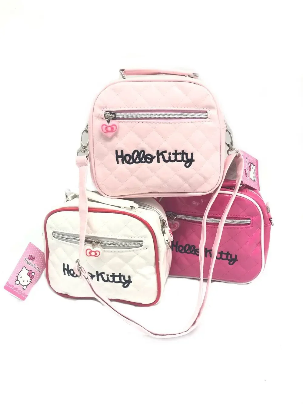 hello Kitty 3-12 years old girls cute PU bright hand carry messenger bag shoulder bag girls cartoon small portable bag 6