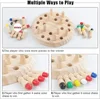 Montessori Memory Match Chess Game 3D Puzzles Wooden Early Educational Family Party Casual Interaction Game Toy for Children Kid 5