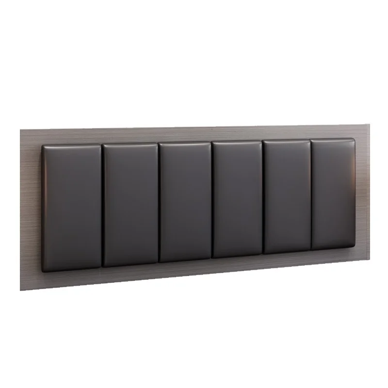 Wall Mounted Wooden King Size Hotel Bed Headboard Panels 5 Star Hotel Bedroom Set Bed Headboard Panel with Nightstand