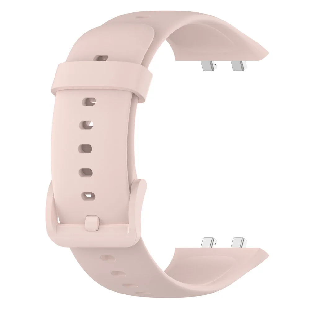 GIOPUEY Cinturino Per Oppo Band 2 – Silicone Morbido Rosa Carne + 3 Pellicole Protettive, Traspirante E Resistente