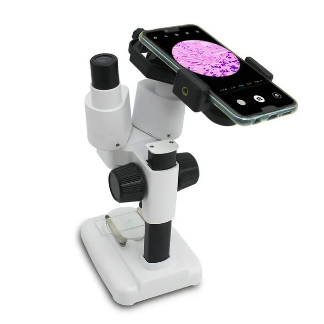 Cell Phone Adapter With Spring Clamp Mount Monocular Microscope Accessories Adapt Telescope Mobile Phone Clip Accessory Bracket - Image 2