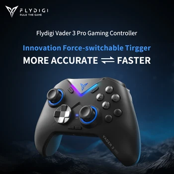 Flydigi Vader 3 Pro 게임 컨트롤러, 유선 무선 BT, Innovation 포스 전환 가능, Tirger 지지대, PC, NS, 모바일, TV 박스 게임패드