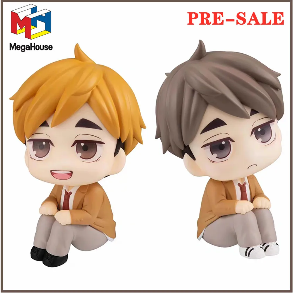 

Original Anime Haikyuu!! Miya Atsumu Look Up Miya Osamu Look Up Toys PVC Action Figure Megahouse Collector 11CM Model With Gifts