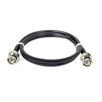 ชาย BNC BNC ปลั๊ก RG58 RF Coaxial 50 Ohm Crimp Connector Double BNC ปลั๊กพิน0.5M 1M 2M 3M 5M 8M 10M 3