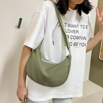 حقيبة يد نايلون خفيفة الوزن للسيدات ، حزمة كتف واحد ، كاجوال ، سعة كبيرة ، شارع عصري ، جديد 5