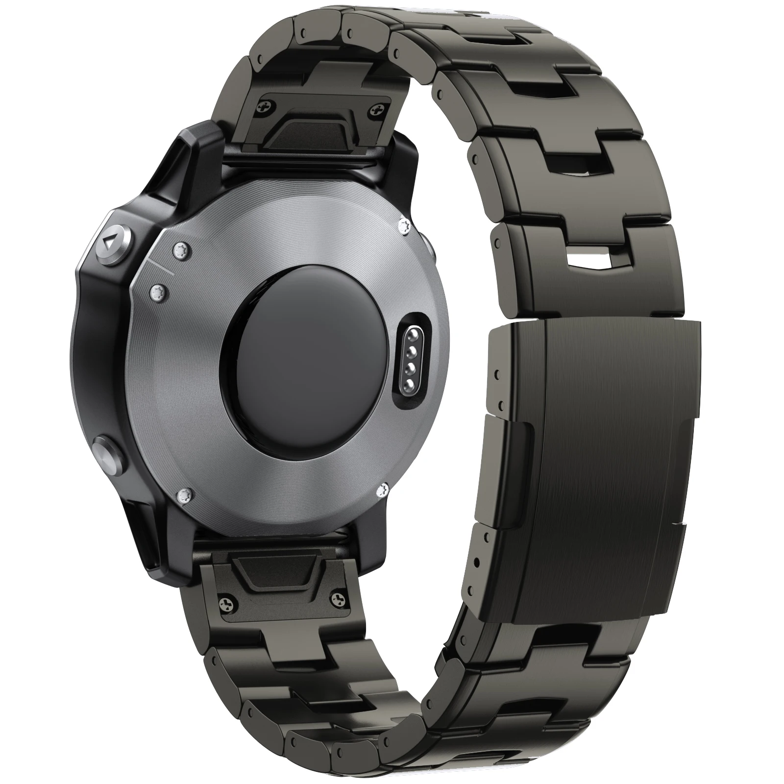 Garmin Titanium Metal Quick Fit Watch Band Bracelet - 22mm/26mm