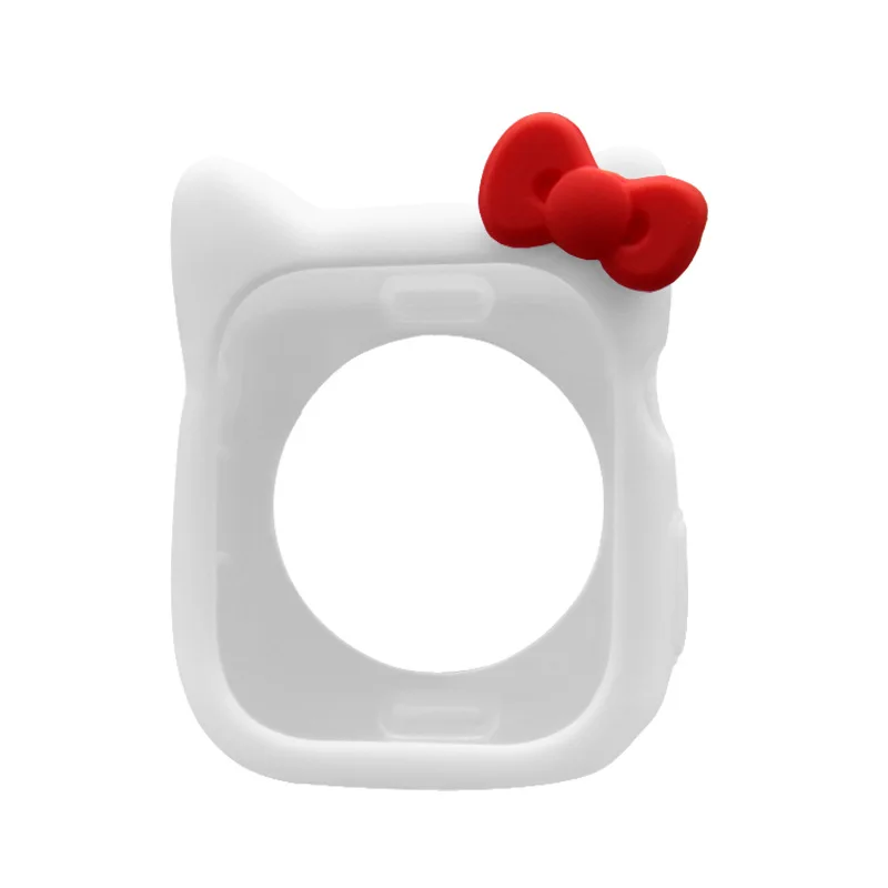 Stylish Cartoon Soft Silicone Protective Shell for Apple Watch - Bumper Cover