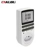 EU Electronic Digital Timer Switch US FR BR Plug Kitchen Timer Socket Outlet 230V 110V 7 Day 12/24 Hour Programmable Timing 6