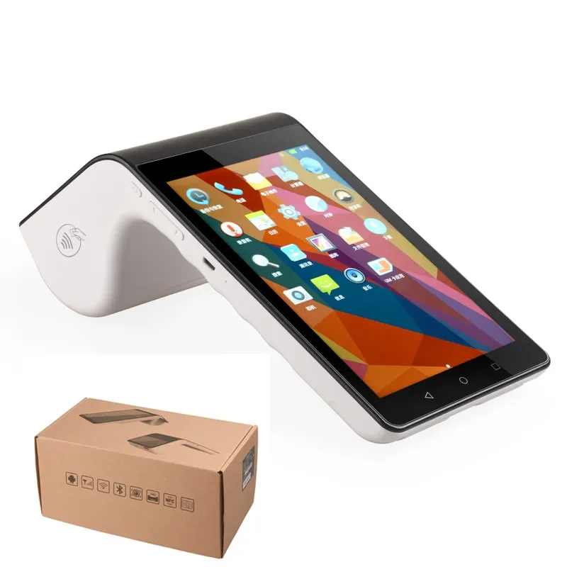 

Dual screen All in one Android pos terminal with built-in 58mm thermal printer/ MSR/reader