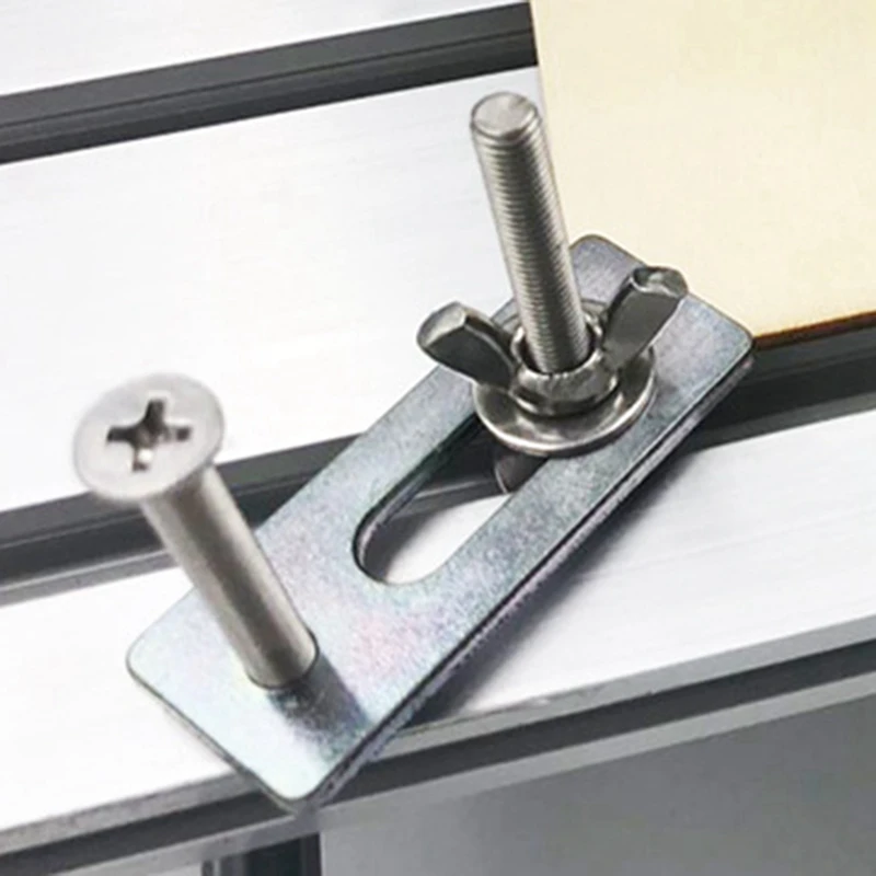 horizontal boring machine wood Engraving Machine Pressure Plate Splint Iron Sheet Galvanized Parts Bold Table Fixture CNC T Slot Fixing Accessories M6 wood pellet machine