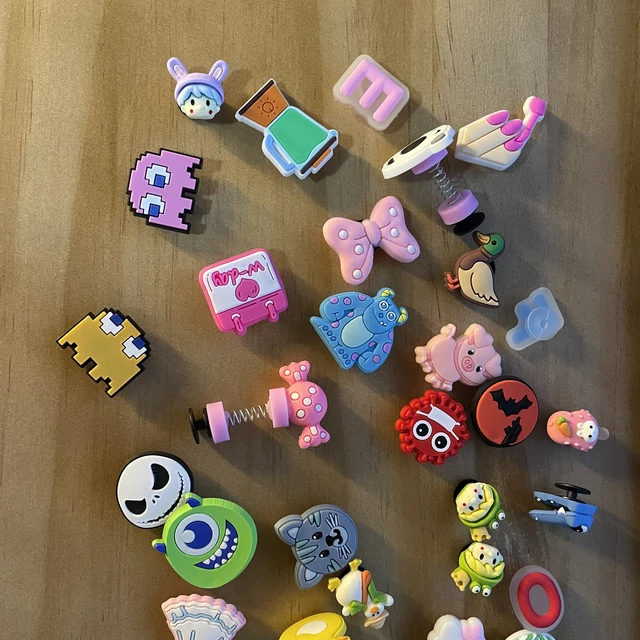 2021-2022 Season Unicorn PVC Soft Rubber Shoe Ornament Decoration Removable Garden Shoe Ornament Shoe Buckle  Charms for Crocses 10 random products